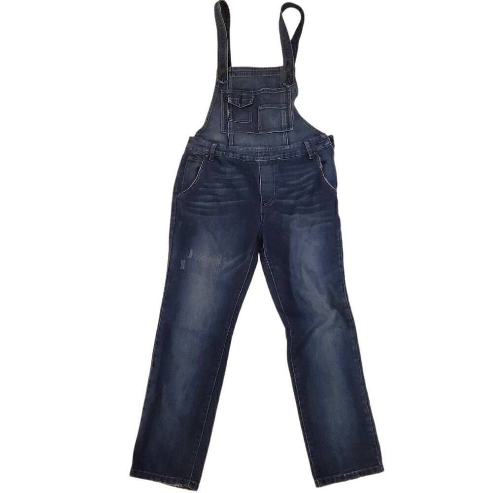EUC Free People Blue Jean Overalls Size 30